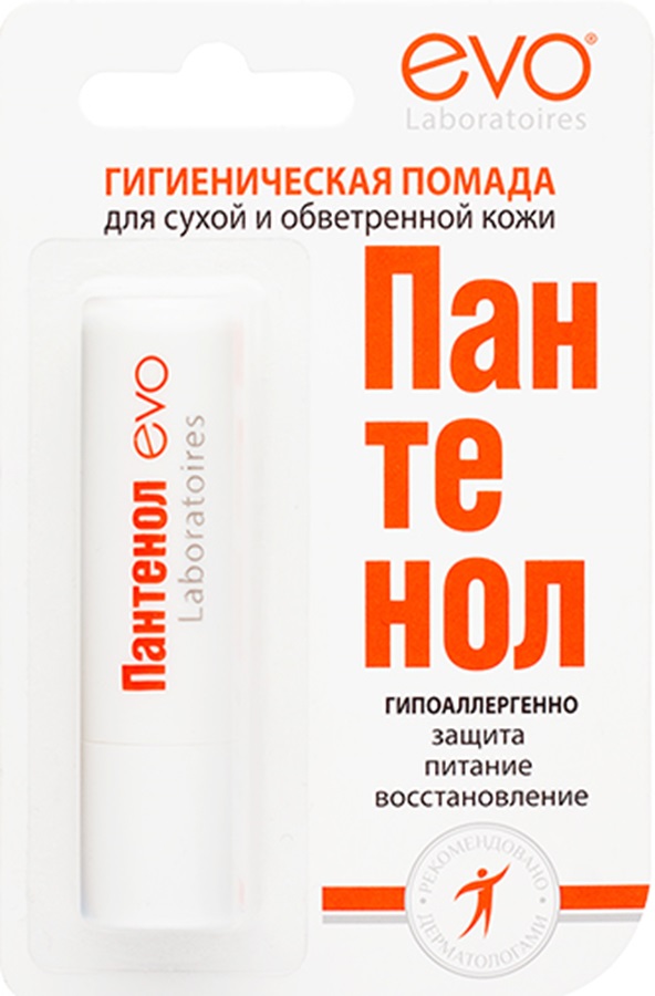 Изображение товара Evo пантенол губная помада гигиеническая 2,8