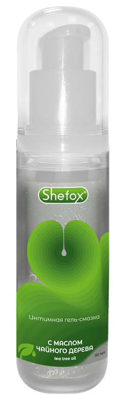 Изображение товара Shefox гель-смазка интимная с маслом чайного дерева 50 мл/флакон с дозатором Изображение товара Shefox гель-смазка интимная с маслом чайного дерева 50 мл/флакон с дозатором