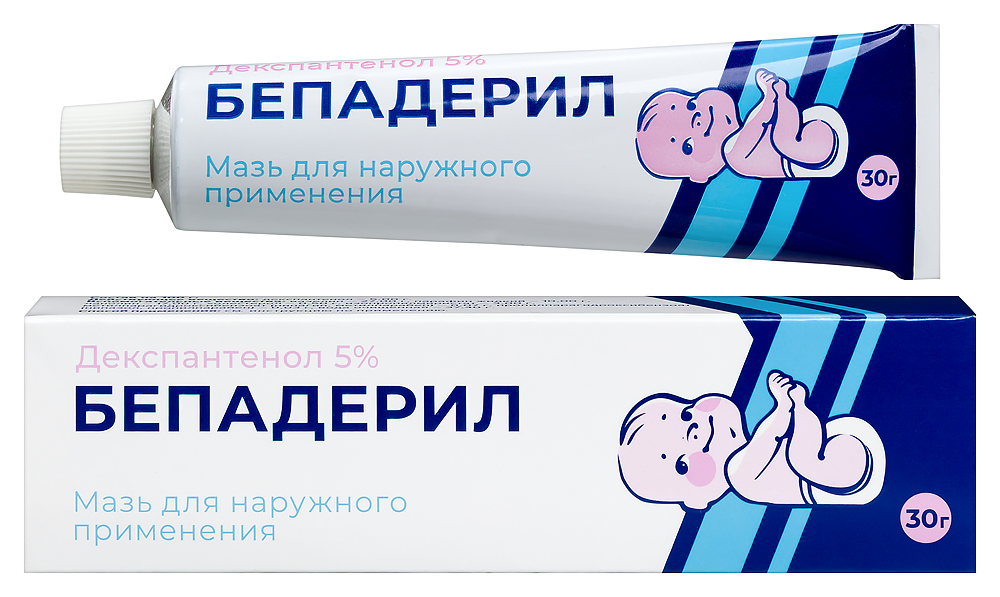 Изображение товара Бепадерил 5% мазь для наружного применения 30 г для заживления кожи