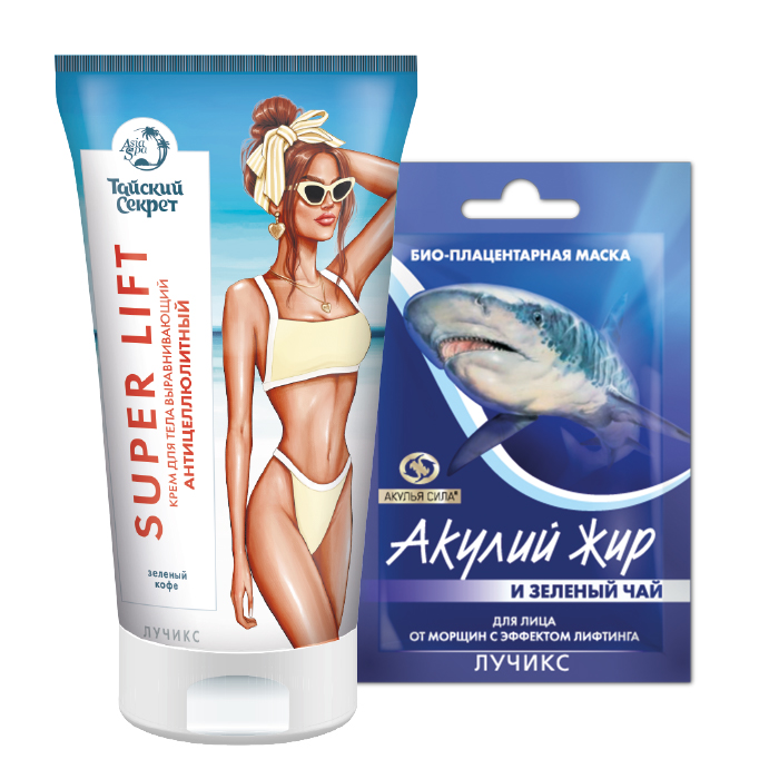 Изображение товара Набор Тайский Секрет крем для тела похудение, антицеллюлит + маска лифтинг для лица