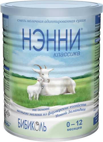 Изображение товара Нэнни классика - адаптированная сухая молочная смесь на козьем молоке, 400 г