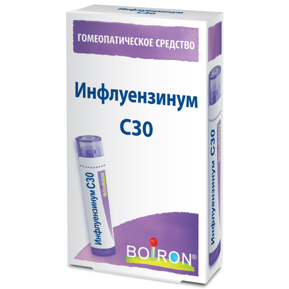 Изображение товара Инфлуензинум c30 гомеопатические гранулы 4 гр