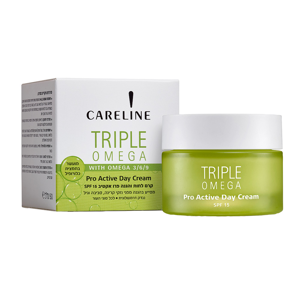 Изображение товара Careline увлажняющий крем для лица triple omega spf15 50 мл