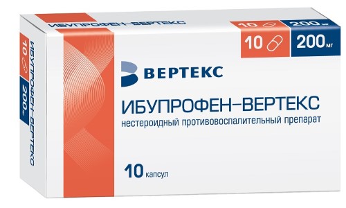 Изображение товара Ибупрофен-вертекс 200 мг 10 шт. капсулы блистер