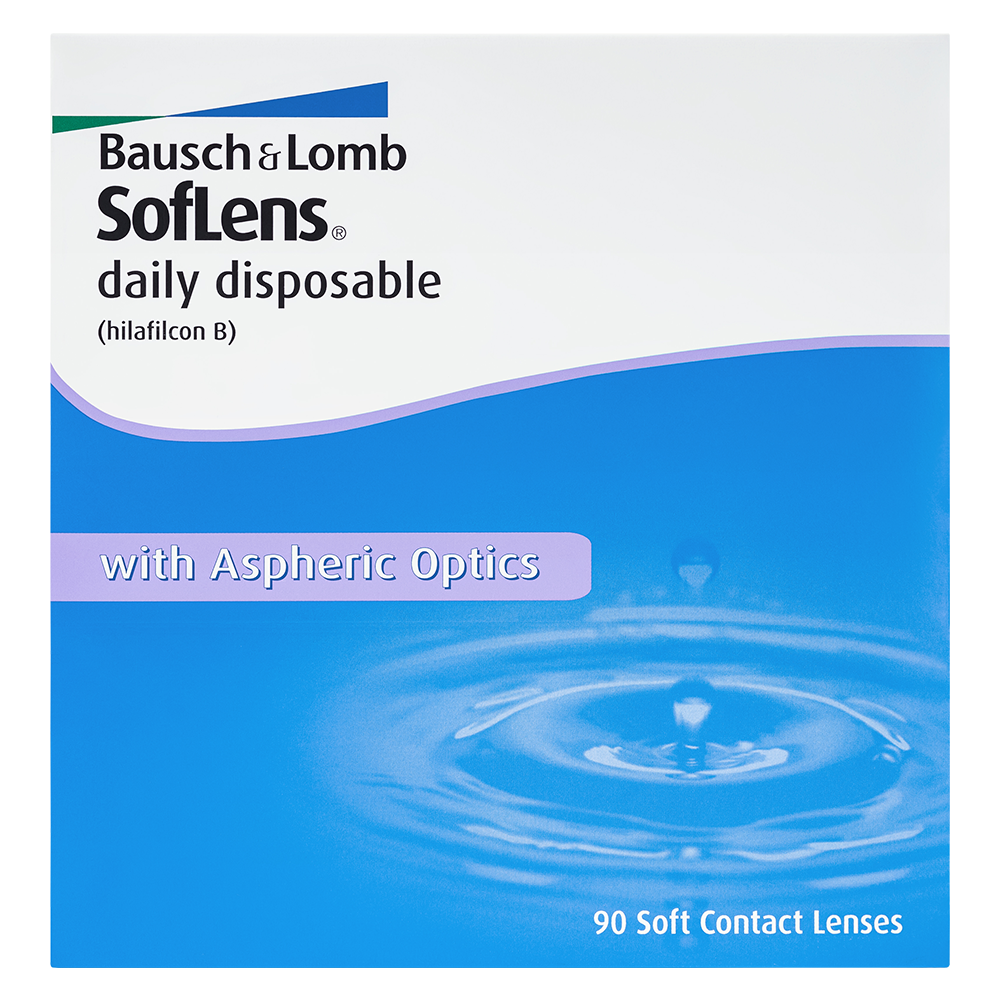 Изображение товара Bausch+Lomb SofLens Daily Disposable - Однодневные контактные линзы -3,50 (90 шт.)