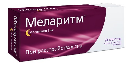 МЕЛАРИТМ 0,003 N24 ТАБЛ П/ПЛЕН/ОБОЛОЧ инструкция по применению