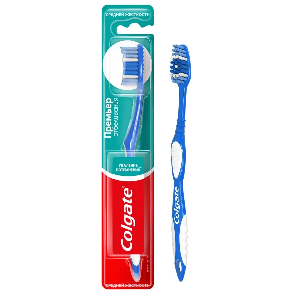 Colgate премьер отбеливания зубная щетка/средняя инструкция по применению