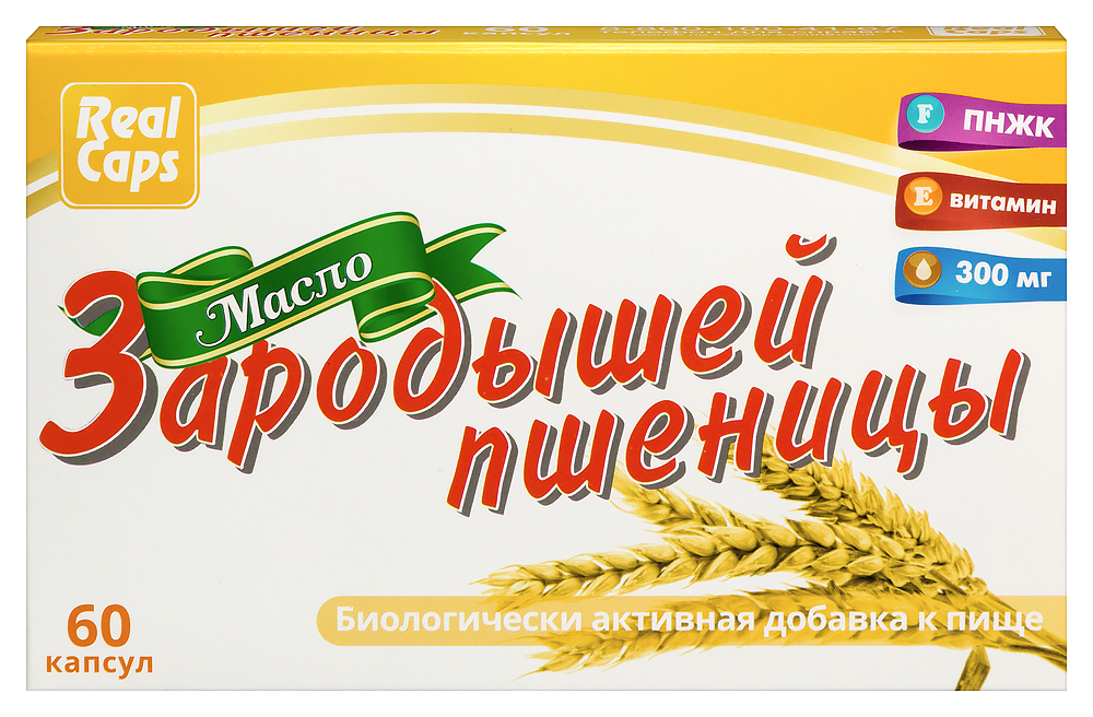 Изображение товара Масло зародышей пшеницы в капсулах 60 шт. для здоровья