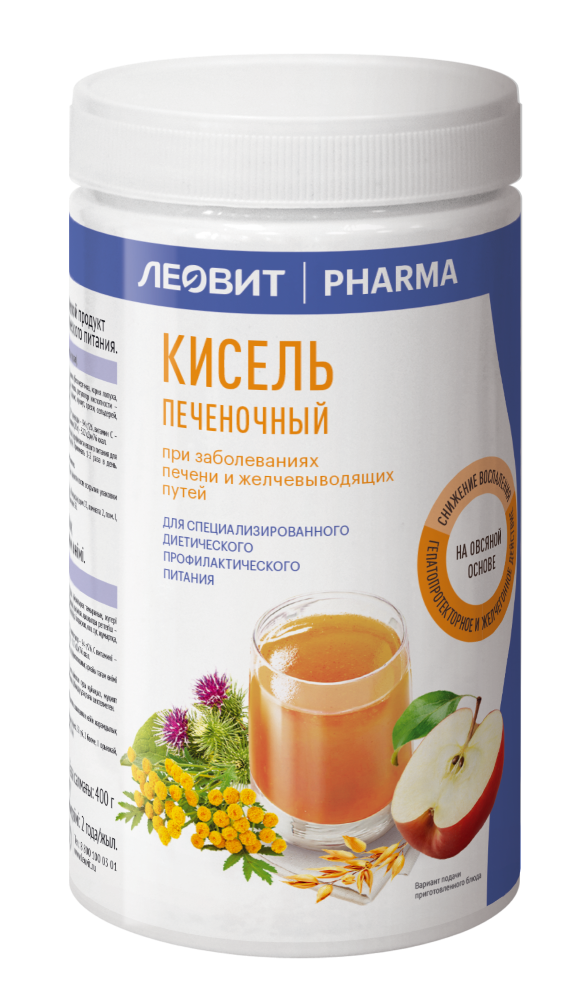 Изображение товара Леовит pharma кисель печеночный 400 гр для печени и желчевыводящих путей