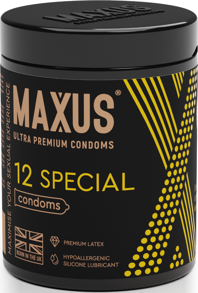 Изображение товара Презервативы Maxus Special точечно-ребристые 12 шт. для надежной защиты