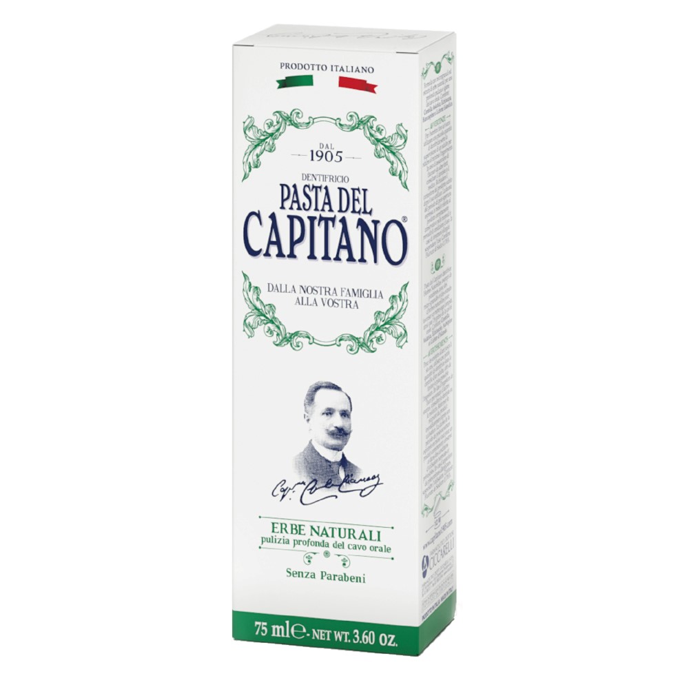 Зубная паста Pasta del Capitano Натуральные травы 75 мл