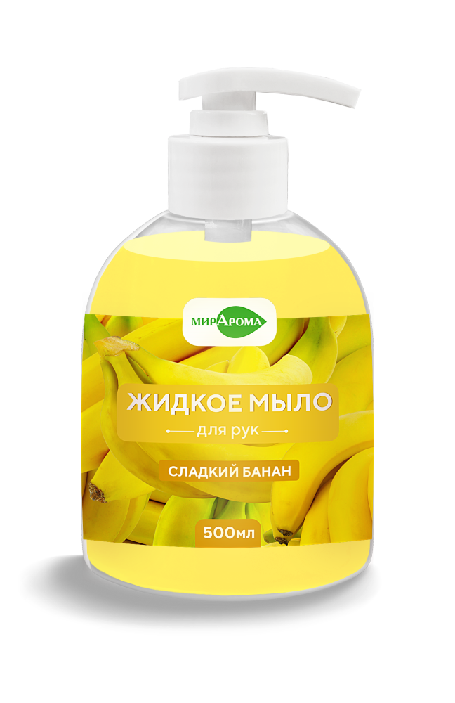 Изображение товара Мирарома мыло жидкое для рук сладкий банан 500 мл