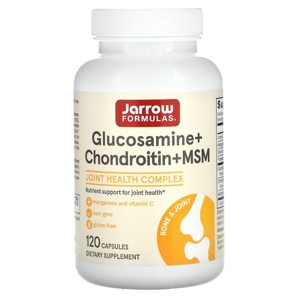 Изображение товара Jarrow formulas глюкозамин+хондроитин+мсм 120 шт. капсулы массой 1153,91 мг Изображение товара Jarrow formulas глюкозамин+хондроитин+мсм 120 шт. капсулы массой 1153,91 мг