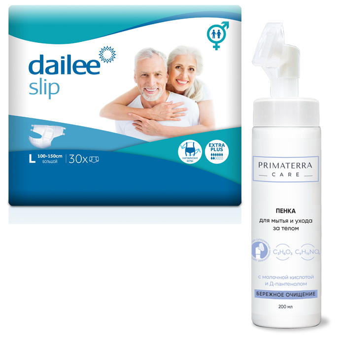 Изображение товара Набор Dailee Extra Plus L30 + Пенка Primaterra Care 200 мл
