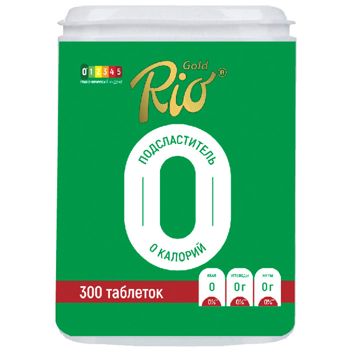 Изображение товара Рио Голд Фит таблетки для замены сахара 300 шт низкокалорийное питание