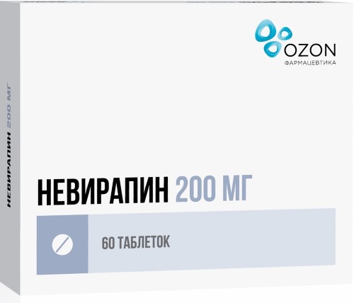 Невирапин 200 мг 60 шт. таблетки блистер инструкция по применению
