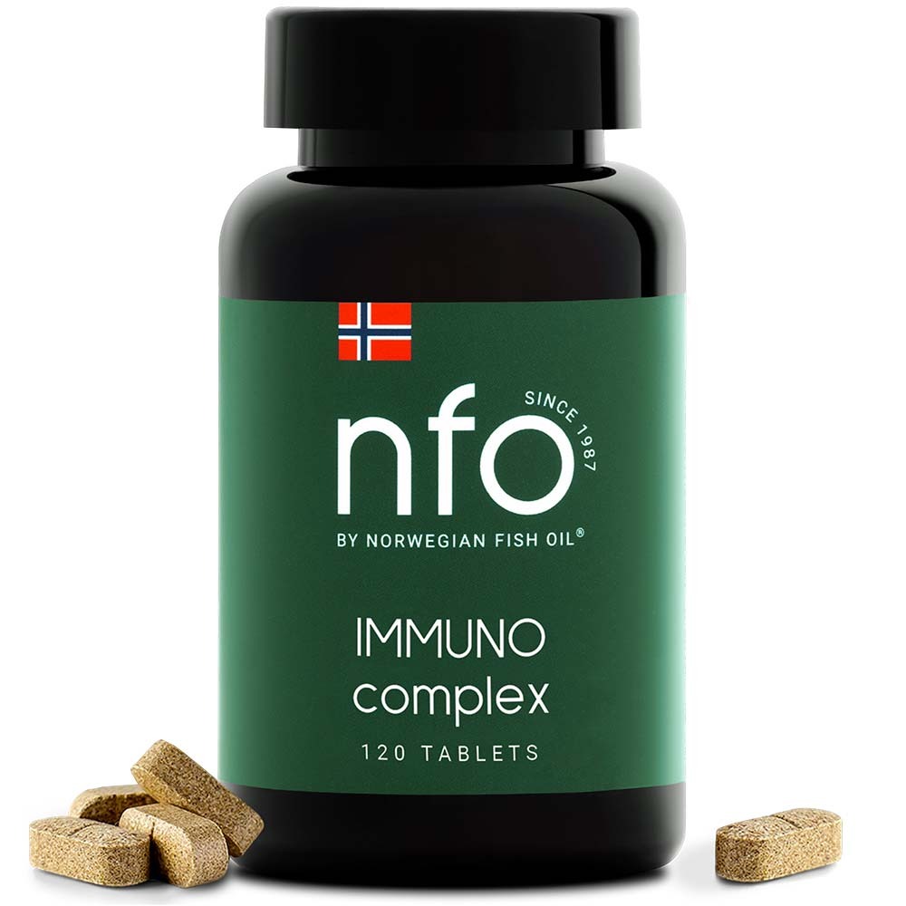 Изображение товара NFO иммунокомплекс таблетки 120 шт. для поддержки иммунитета, 800 мг