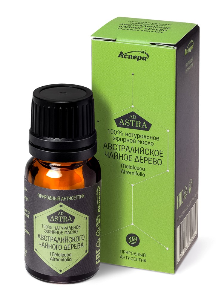 Изображение товара Эфирное масло чайного дерева австралийское 5 мл Аспера для ухода и ароматизации