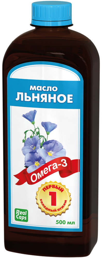 Изображение товара Льняное масло первый холодный отжим 500 мл