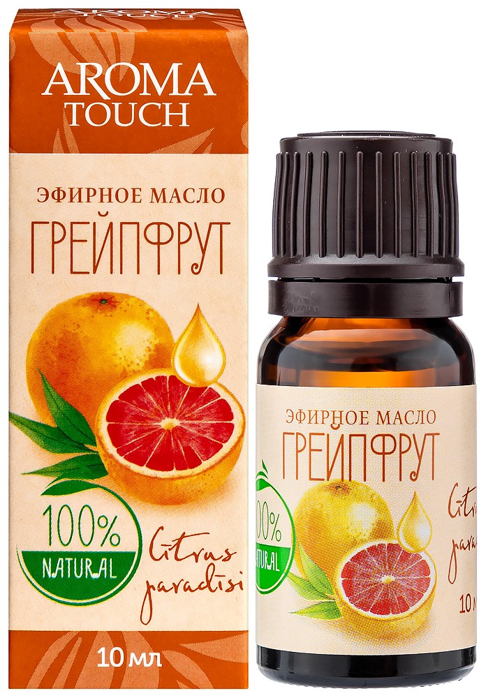 Изображение товара Aroma touch масло эфирное грейпфрут 10 мл в индивидуальной упаковке