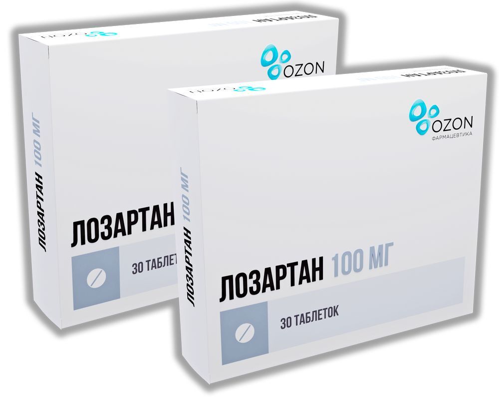 Изображение товара Набор из 2х упаковок Лозартан таб. 100мг №30 со скидкой! Изображение товара Набор из 2х упаковок Лозартан таб. 100мг №30 со скидкой!