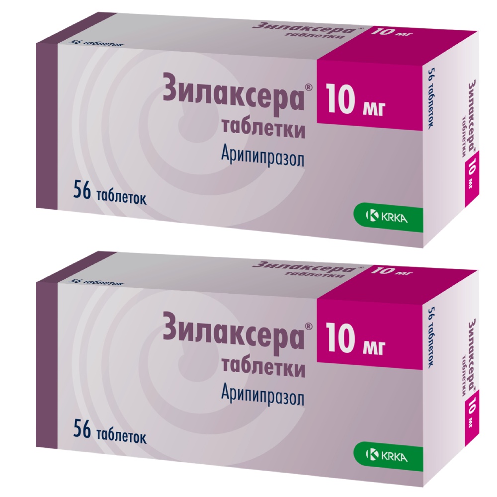 Изображение товара Набор из 2 упаковок ЗИЛАКСЕРА таб. 10 мг №56