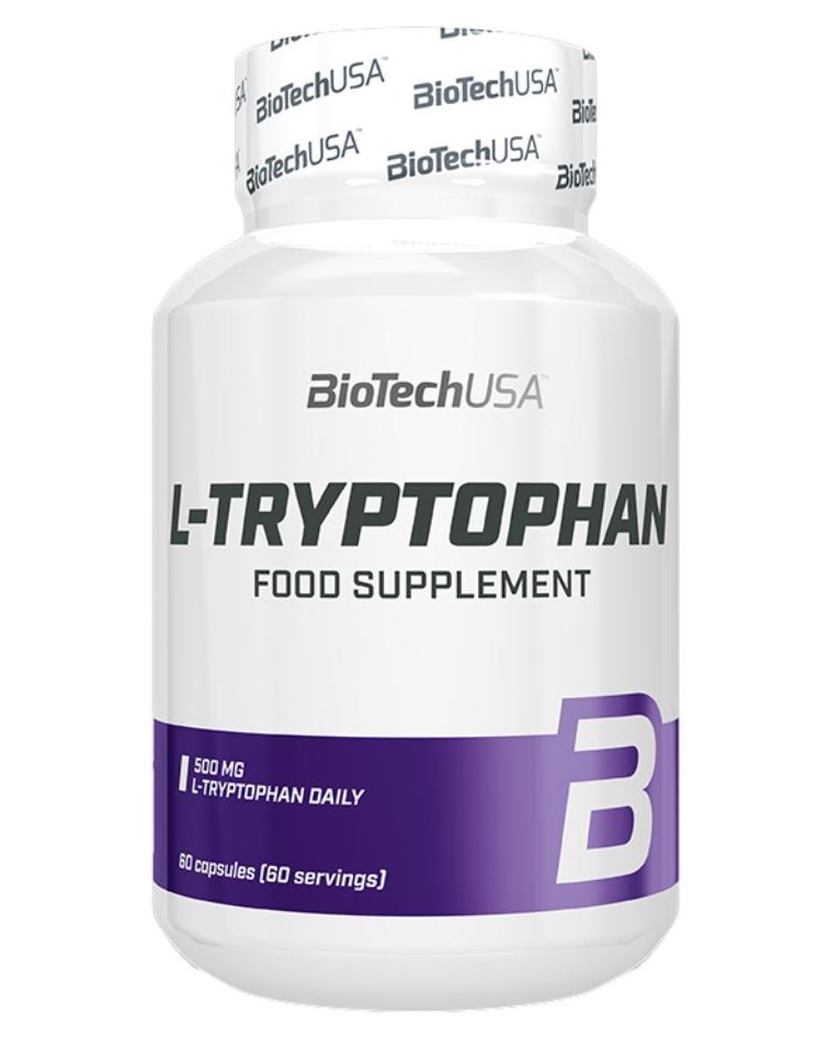 Изображение товара Biotechusa L-триптофан 60 капсул 1180 мг