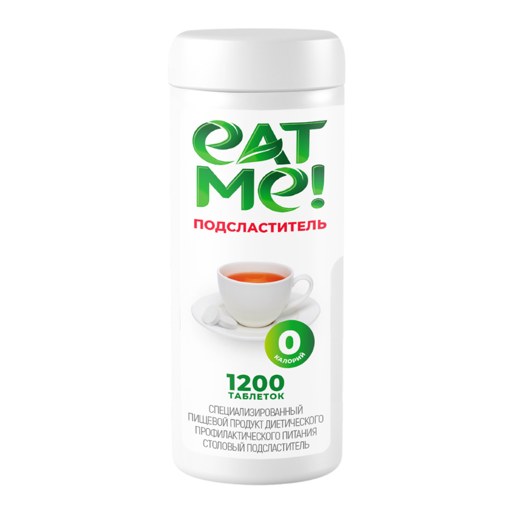 Изображение товара Eat me подсластитель столовый таблетки 1200 шт. для диабетиков, контроля сахара