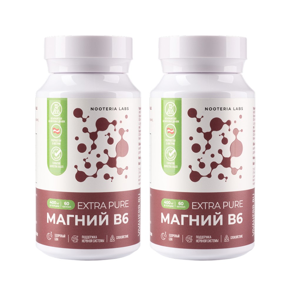 Изображение товара Набор из 2х. NOOTERIA LABS МАГНИЯ ТРЕОНАТ N60 капс, со скидкой