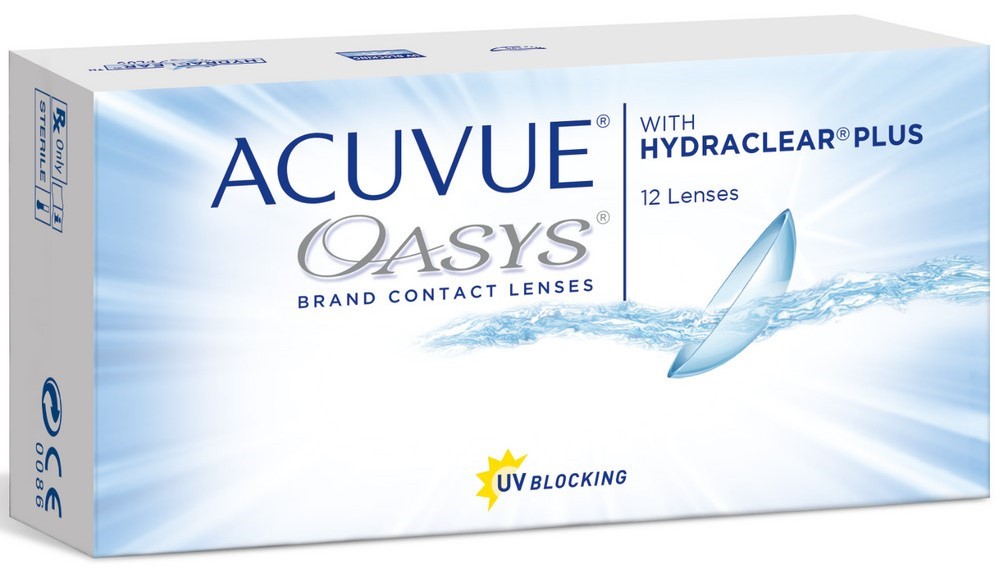 Изображение товара Двухнедельные контактные линзы ACUVUE OASYS with HYDRACLEAR PLUS 8,4/14,0 12 шт