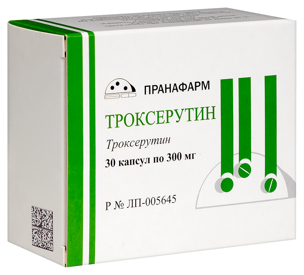 Троксерутин 300 мг 30 шт. капсулы - цена 270 руб., купить в интернет аптеке  в Москве Троксерутин 300 мг 30 шт. капсулы, инструкция по применению