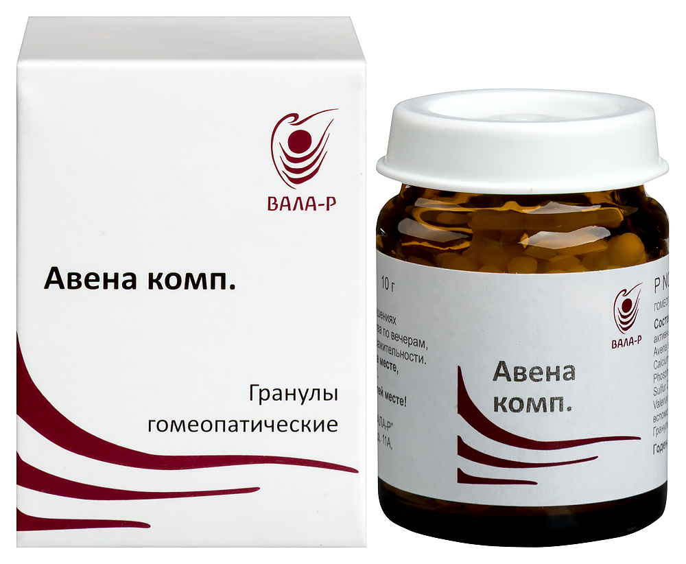 Изображение товара Авена комп 10 гр гомеопатический препарат для сна и спокойствия