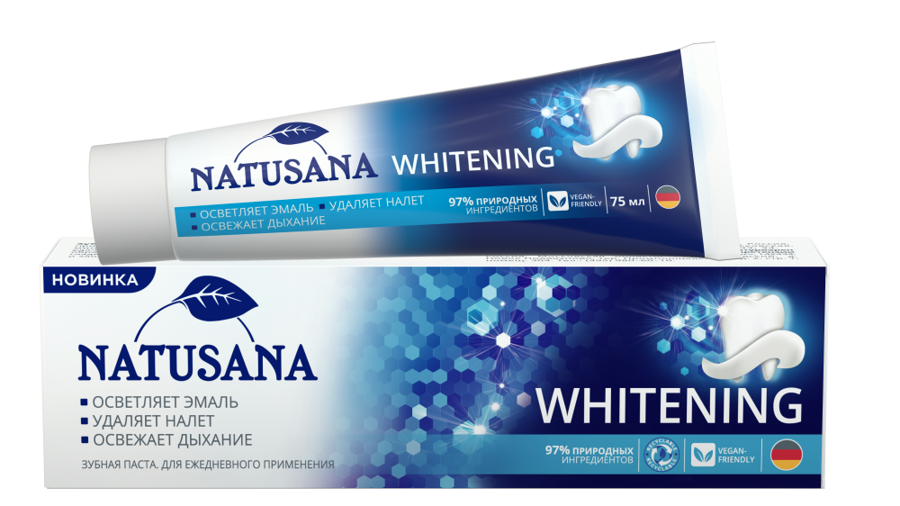 Изображение товара Natusana зубная паста whitening 75 мл