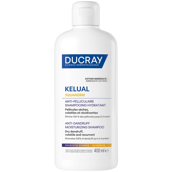 Изображение товара Ducray kelual squanorm шампунь против сухой перхоти увлажняющий 400 мл