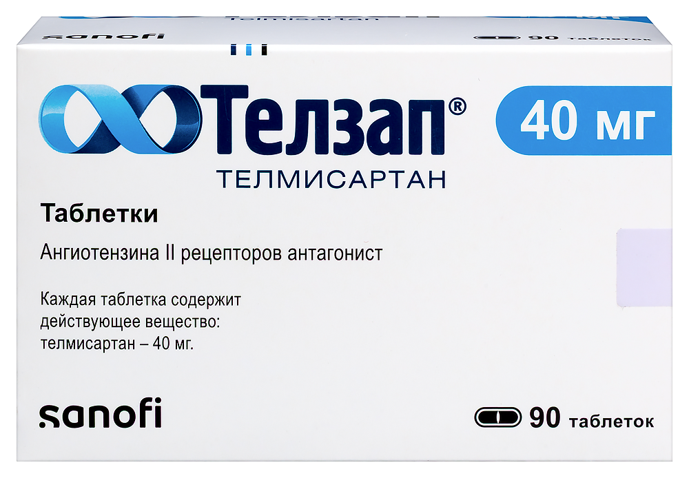 Телзап 40 мг 90 шт. таблетки инструкция по применению