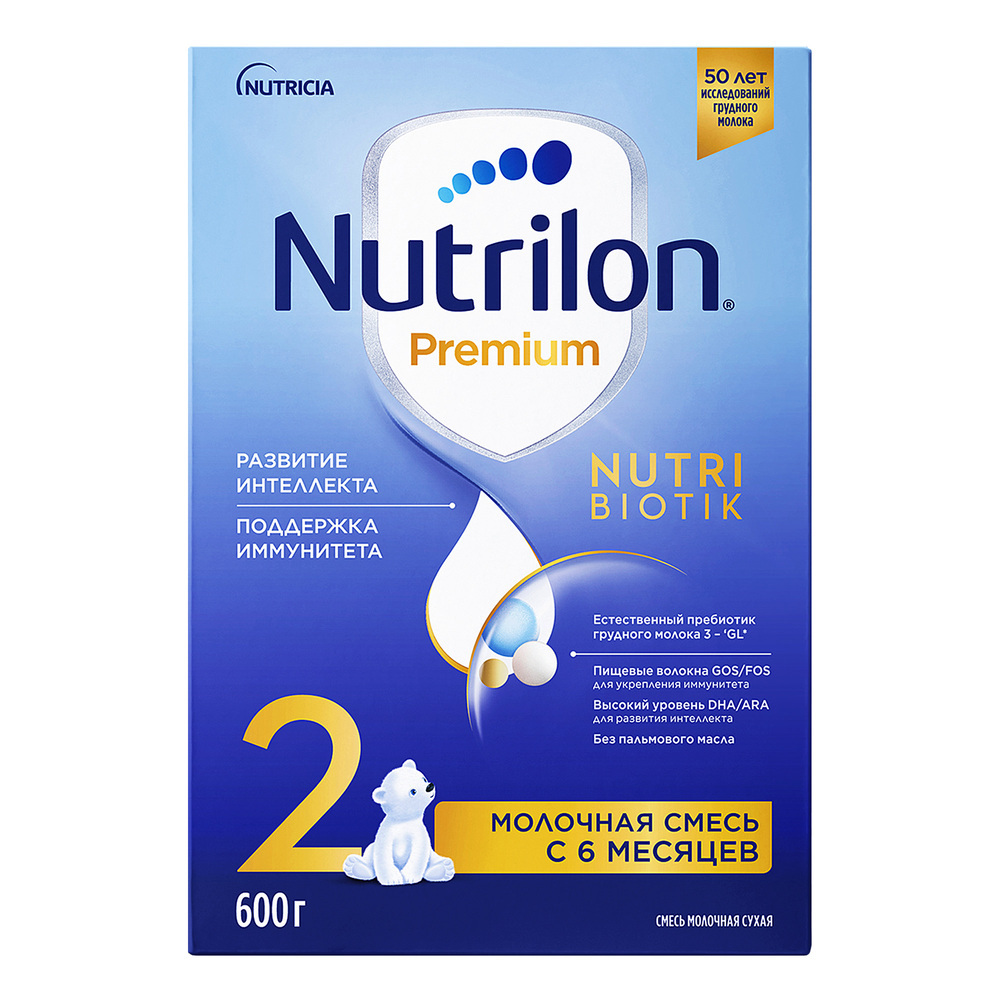 Изображение товара Nutrilon-2 premium молочная смесь сухая для детей 600 г адаптированная