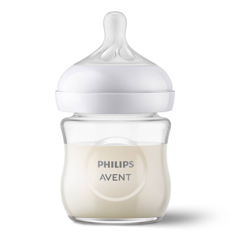 Изображение товара Бутылочка для кормления Avent стекло 120 мл Natural Response с соской