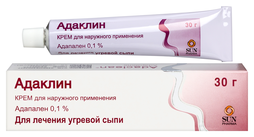 Адаклин 0,1% крем 30 гр инструкция по применению