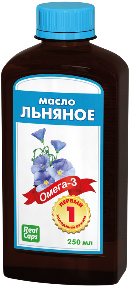 Изображение товара Льняное масло первый холодный отжим 250 мл