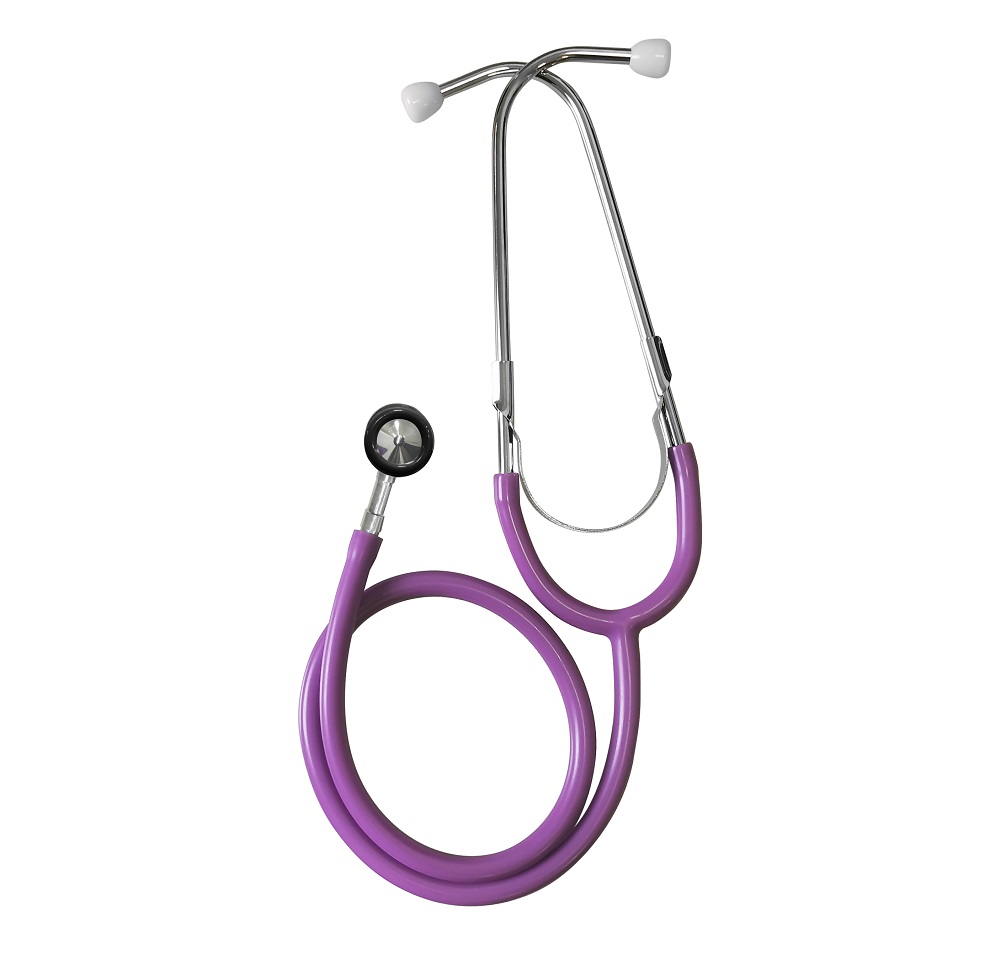 Изображение товара Медицинский двусторонний неонатальный стетоскоп 04-ам 513 в фиолетовом цвете