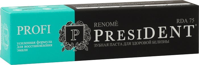 Изображение товара President profi зубная паста renome 50 мл