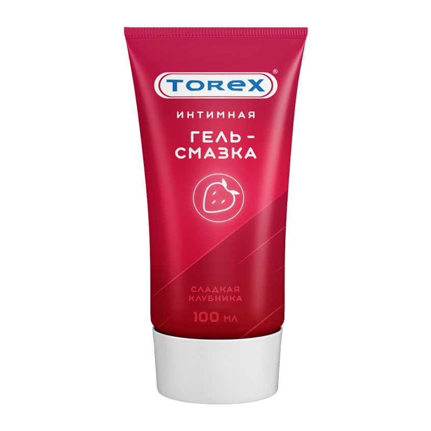 Изображение товара Torex гель-смазка интимная сладкая клубника 100 мл для повышения комфорта