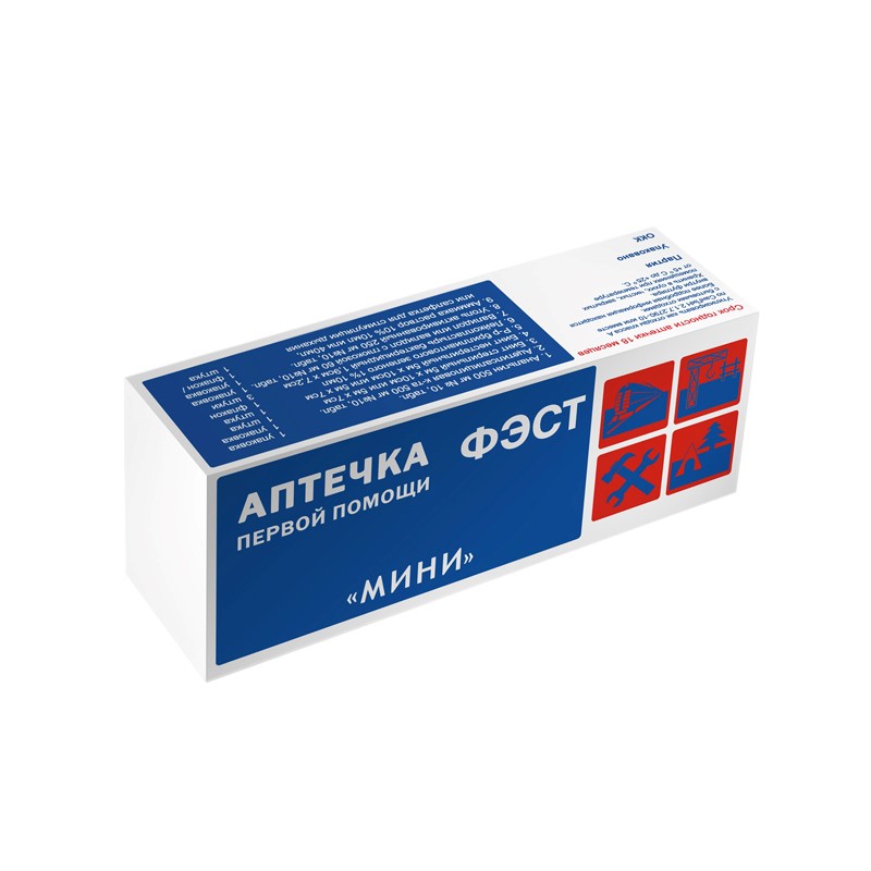 Изображение товара Аптечка первой помощи фэст/мини/ перечень 1/