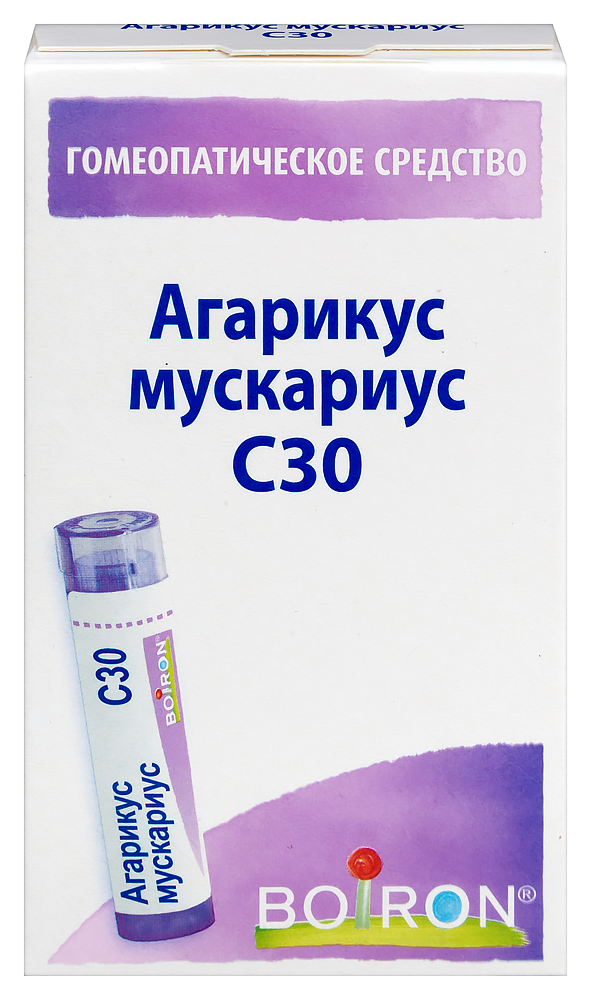 Изображение товара Агарикус мускариус гомеопатический препарат в гранулах 4 гр