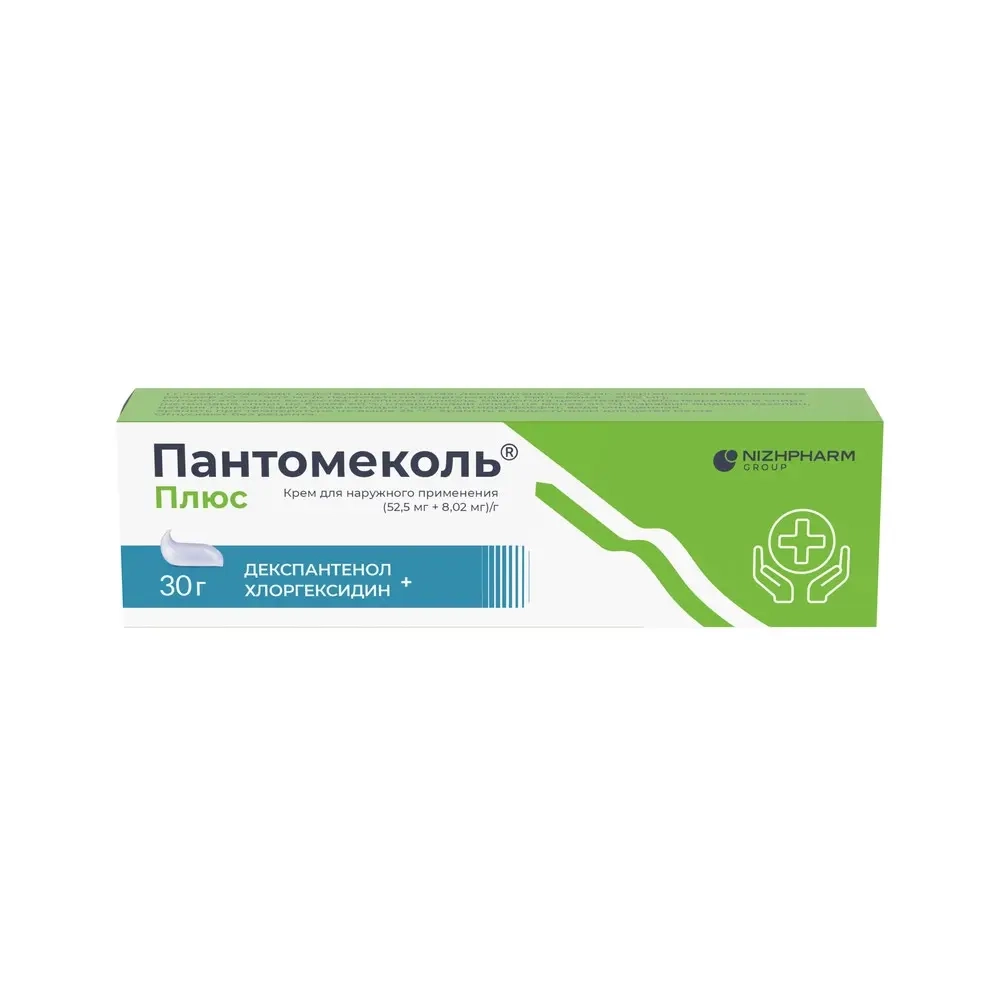 Изображение товара Крем для наружного применения Пантомеколь плюс 5,25%+0,802%, 30 г Изображение товара Крем для наружного применения Пантомеколь плюс 5,25%+0,802%, 30 г