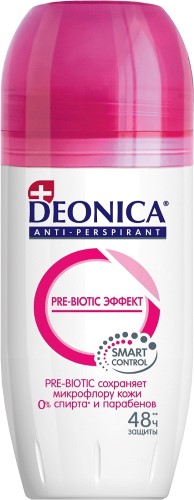 Изображение товара Deonica антиперспирант с предбиотиками 50 мл ролик
