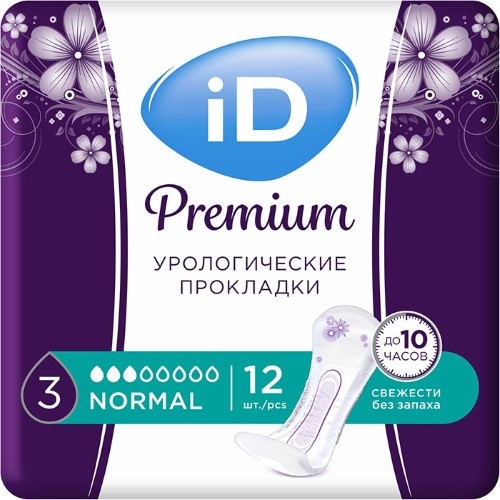 Изображение товара ID premium прокладки урологические размер normal 12 шт.