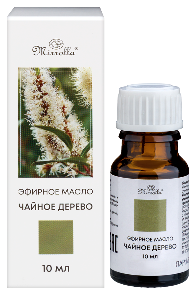 Изображение товара Мирролла масло чайное дерево эфирное 10 мл для ухода и ароматерапии Изображение товара Мирролла масло чайное дерево эфирное 10 мл для ухода и ароматерапии