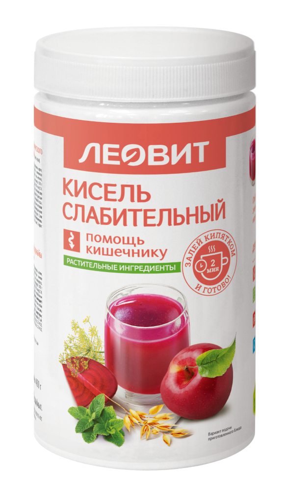 Изображение товара Леовит кисель слабительный 400 г – натуральное средство для здоровья кишечника
