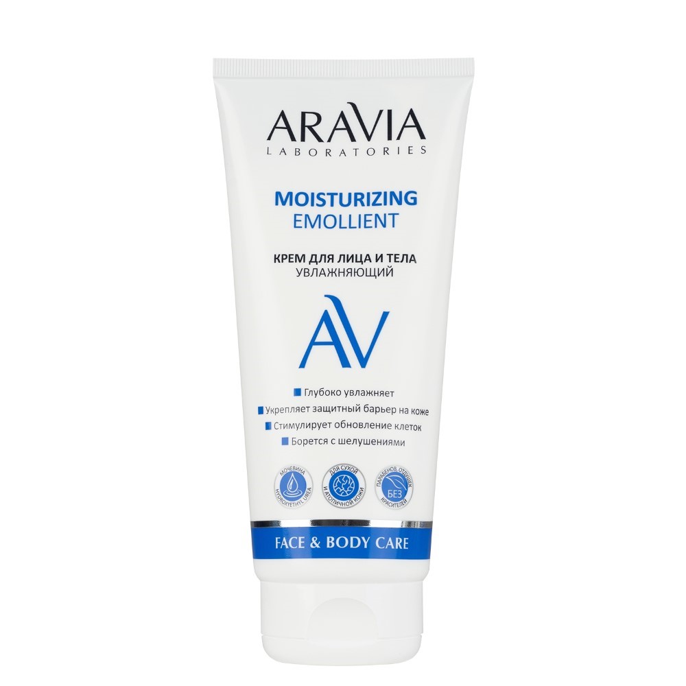 Изображение товара Aravia laboratories крем для лица и тела увлажняющий moisturizing emollient 200 мл